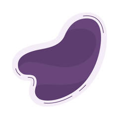 An abstract background that has an unusual shape and rich deep color. Background with smooth liquid shape. Can be used in graphic design, web design, presentations, banners, advertisements and text.