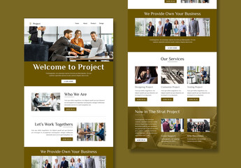 Project Email News Letter Layout
