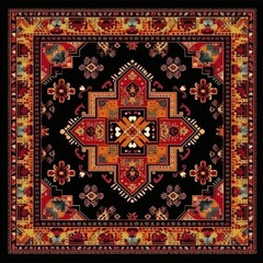 Armenian oriental ornament pattern decoration element background