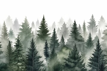 Fototapeta premium snow covered pine needles