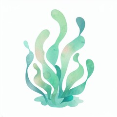 seaweed watercolor © Eloah