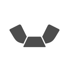 Wing nut line outline icon