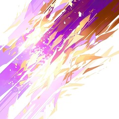 Obraz premium Abstrait violet et or, vecteurs