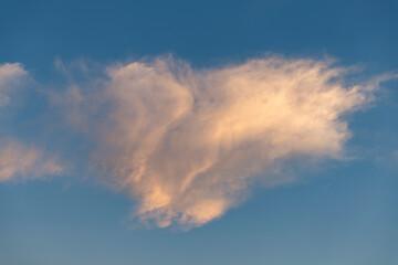 Amazing cloud in the blue sky