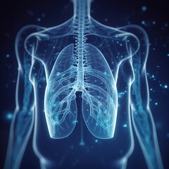 Virtual Human Lungs Diagnosis and Treatment. generative ai