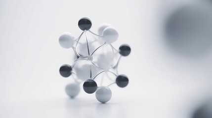 Science background with atoms and melocules