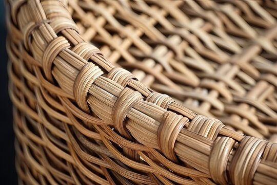 Close up texture de base en rotin