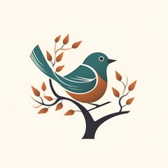 Obraz premium かわいい小さな野鳥のベクターイラスト