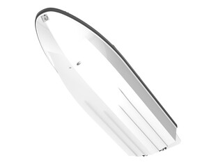 Boat isolated on transparent background. 3d rendering - illustration