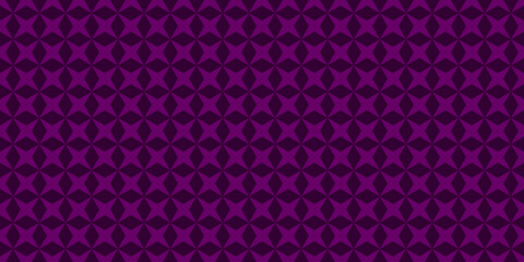 Abstract Purple geometric seamless pattern. Repeating background Retro Geometric motif Fabric design Textile swatch Dress man shirt fashion garment scarf wrap allover print Bright Violet texture Tile