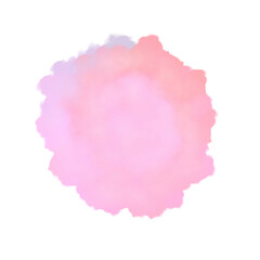 Pink watercolor stain