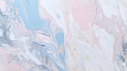 Abstract pastel fluid art acrylic background. AI