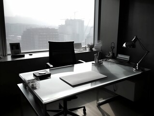 Minimalist Open-plan Desk