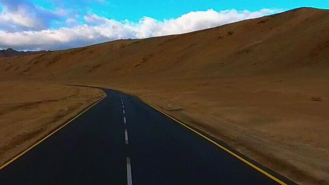 Road Trip Adventure: Early Morning Drive from Spiti Valley to Ladakh Highway
