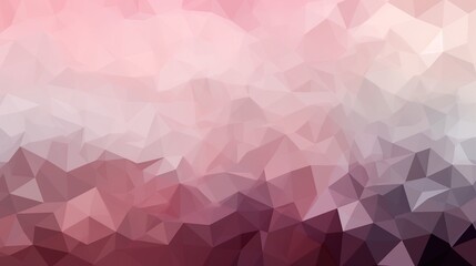 Abstract soft pink red poly triangle design, digital backgorund, vector communication concept