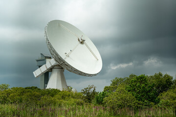 radio telescope scientific instruments outdoors 