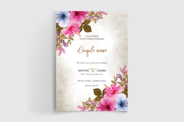 Shower bridal wedding invitation templates