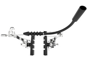 Bike brakes isolated on transparent background. 3d rendering - illustration