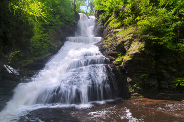Obraz premium dingmans falls nature landscape pennsylvania