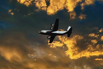 4 motoriges US Aufklärungsflugzeug Lockheed C-130
Flugzeugmodell