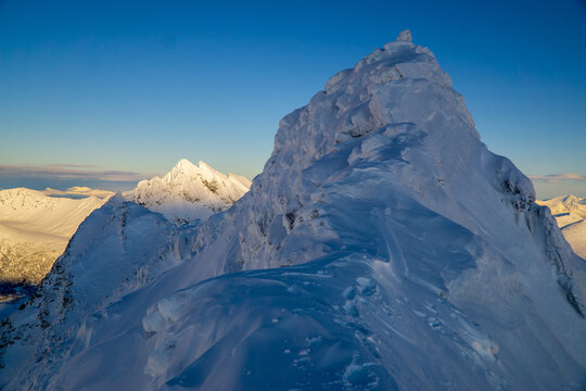 Snowy ridge