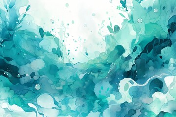 abstract background with bubbles, Generative AI