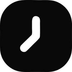 Fototapeta na wymiar Clock icon symbol design image. Illustration of the alarm watch time isolated vector image. EPS 10