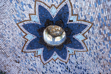 Tbilisi, Georgia - May 28, 2022: Sulfur bath interior fragment.