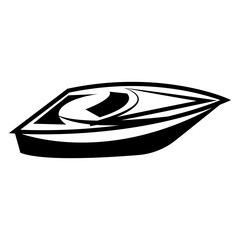 fast boat icon design template vector