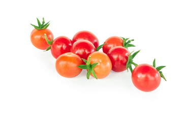 Fresh tomatoe isolated on white background, Raw food