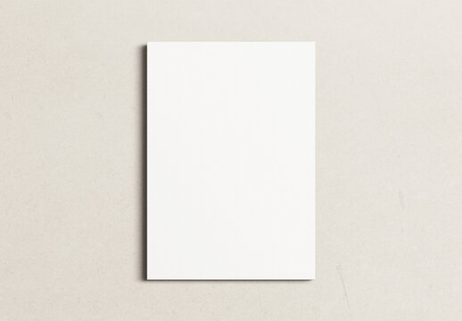 Any Canvas Size Interior Wall Art Poster Room Mockup Template