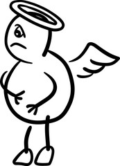 Illustrative image of angel 