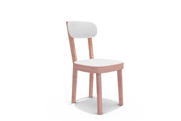 3d image of wooden chair 