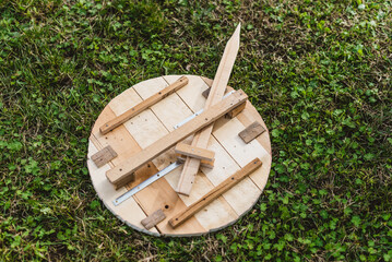 Wooden Shield and Sword