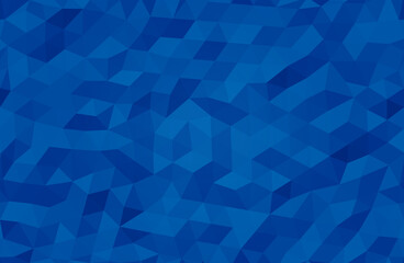 抽象的なモザイク背景の青色のシームレス素材