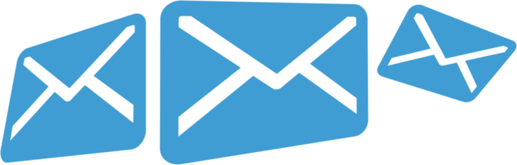 Graphic image of message icons