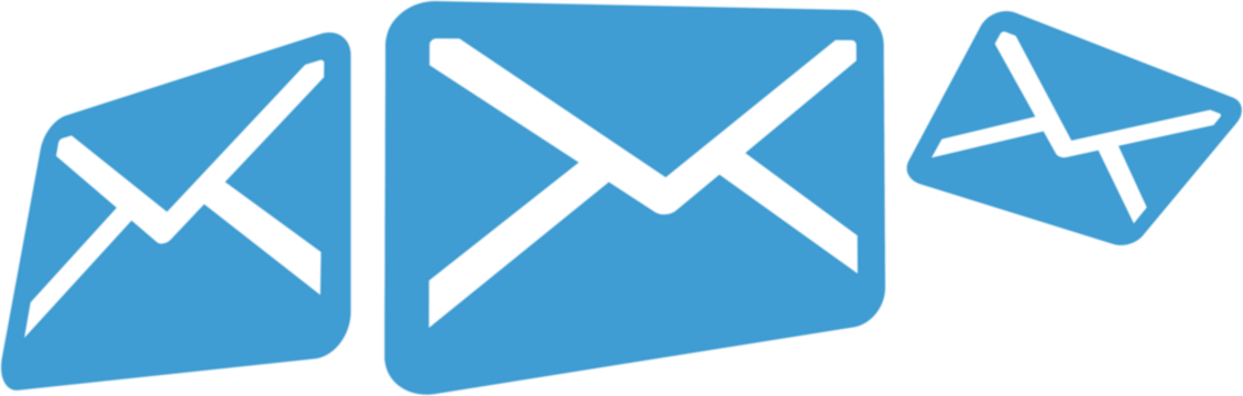 Graphic image of message icons