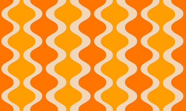 Abstract Vintage Retro Aesthetic Background Wavy Pattern
