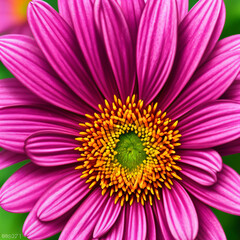 beautiful colorful flower macro