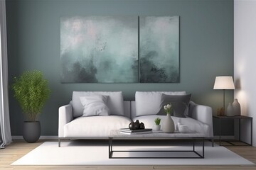 Living room design illustration