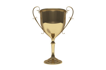 Digital image of gold trophy