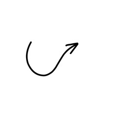 Simple Hand Drawn Arrow 