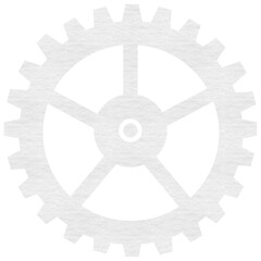 Obraz premium Composite image of gray gear