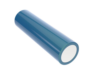 Battery isolated on transparent background. 3d rendering - illustration