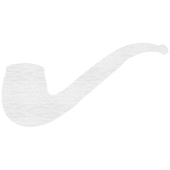 Vector image of smoking pipe