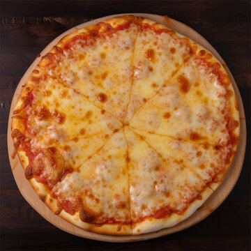 Deliciosa pizza quatro queijos criada por IA