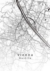 Vienna Austria City Map