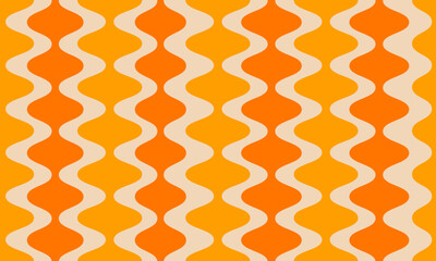 Abstract Vintage Retro Aesthetic Background Wavy Pattern