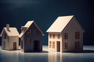 The Perfect Real Estate Investment Idea: House Model in Three-Dimensional Miniature Form: Generative AI