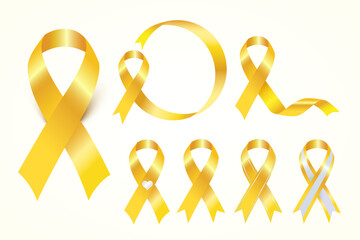 The yellow awareness ribbon can represent to show support for our troops, raising awareness to Prisoners, adoption, suicide prevention, missing persons and many different types of cancer. 